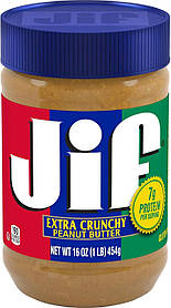 Арахісове масло Jif Extra Crunchy Peanut Butter 454g