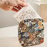 Косметичка-органайзер з дизайном милих котиків, розмір 12/12 см, фото 3