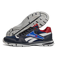 Чоловічі кросівки літні сітка Reebok Street Style Blue Літнє взуття