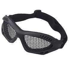 Захисні окуляри зі сталевою сіткою MOD.2 – BLACK [CS]