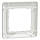 Рамка 1-місна Білий універсальна Sedna Design Schneider SDD311801, фото 3