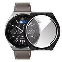 Захисний чохол для смарт годинника Huawei Watch 3 / 3Pro чорний, фото 6