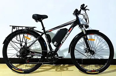 Електровелосипед 29" Corso Fisher FH-92533 500W 48V15Ah чорно-червоний