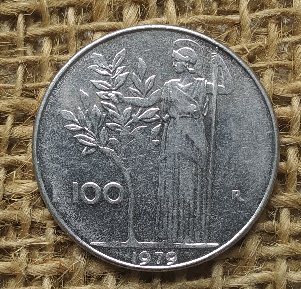100 лiр 1979 року. Iталiя