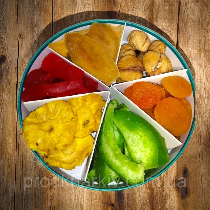 Подарунковий набір з сухофруктів і цукатів 0,800гр. 6 видів