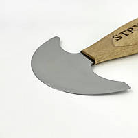 Ніж для шкіри круглий STRYI Profi 108мм, фото 3