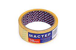 Малярна стрічка "Мастер" 38мм жов.(6сп.,36шт/ящ)