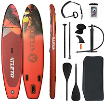 Сапборд дошка надувна для плавання Atleto 320 см Miame + сидіння, фото 2