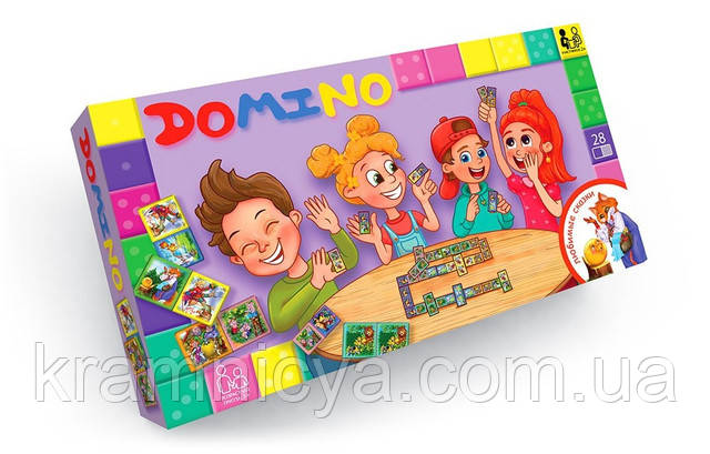 Настільна гра Доміно: Улюблені казки, Danko Toys (DTG-DMN-01)