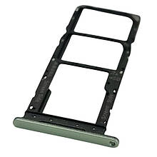 Тримач (лоток) Сім карти ZTE Blade A34 зелений / Green