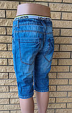 Бриджі чоловічі джинсові, є великі розміри ENOS, Туреччина, фото 4