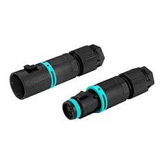 Роз'ємний з'єднувач Techno Mini-TEEPLUG IP68 (вилка + розетка) 2P 400V THB.381.A2A + THB.381.B2A