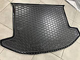 Килимок в багажник KIA Carens з 2006-2013 рр .. 5 місць (AVTO-GUMM) поліуретан, фото 6