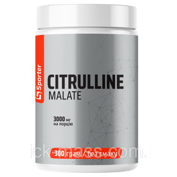 Цитрулін малат Sporter Citrulline Malate - 300 г, фото 1