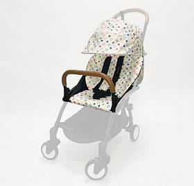 Текстиль змінний Білий із малюнком серії yoya 175 А+ KT5000804