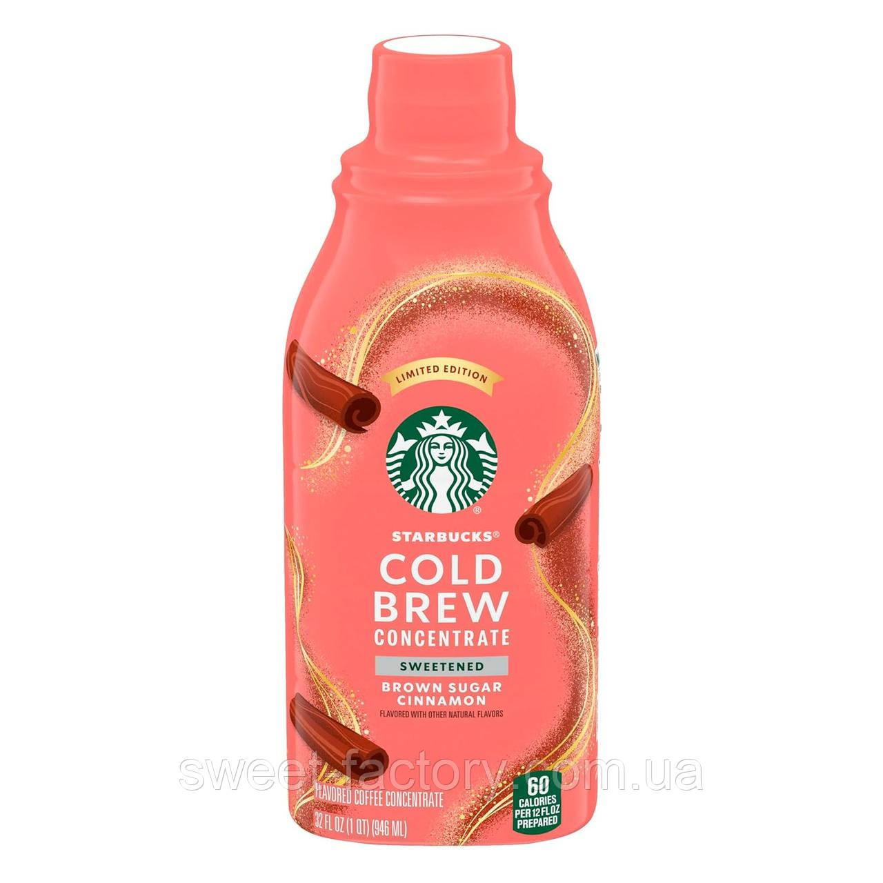 Кава концентрат Starbucks Coffee Cold Brew Brown Sugar Cinnamon 946ml