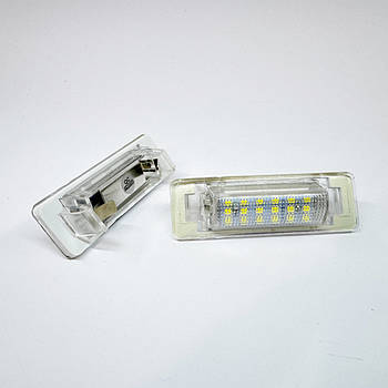 Штатна LED-підсвітка номерних знаків Mersedes-Benz W210, W202