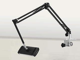 Настільний тримач для телефону і планшета 4-13 дюймів гнучкий настільний (98 см) / Підставка пантограф Houmi