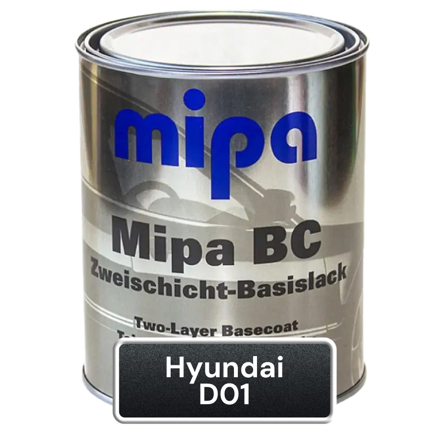 Hyundai D01 Авто фарба металік Mipa 1л, фото 1