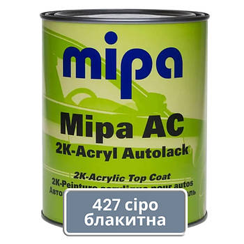 Акрилова фарба для авто MIPA 427 Сіро-блакитна 1 л (без затвердника)