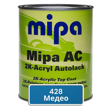 Акрилова фарба для авто MIPA 428 Блакитна 1 л (без затвердника)