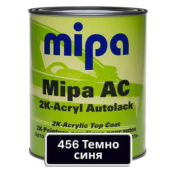 Акрилова фарба для авто MIPA 456 Темно-синя 1 л (без затвердника)