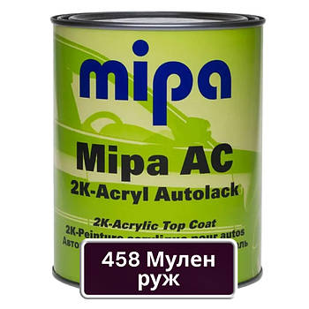 Акрилова фарба для авто MIPA 458 Мулен руж 1 л (без затвердника)