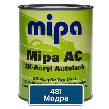 Акрилова фарба для авто MIPA 481 Модра 1 л (без затвердника)