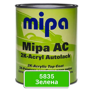 Акрилова фарба для авто MIPA 5835 Зелена 1 л (без затвердника)