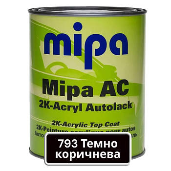 Акрилова фарба для авто MIPA 793 Темно-коричнева 1 л (без затвердника)