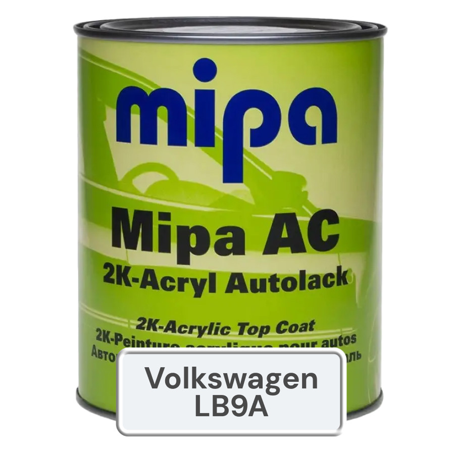 Акрилова фарба для авто MIPA Volkswagen LB9A 1 л (без затвердника), фото 1