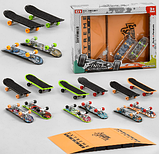 Фінгерборд Пальчикова гра Пальчиковий скейт фінгерборд з трампліном ВВ 504 D в коробці, фото 2