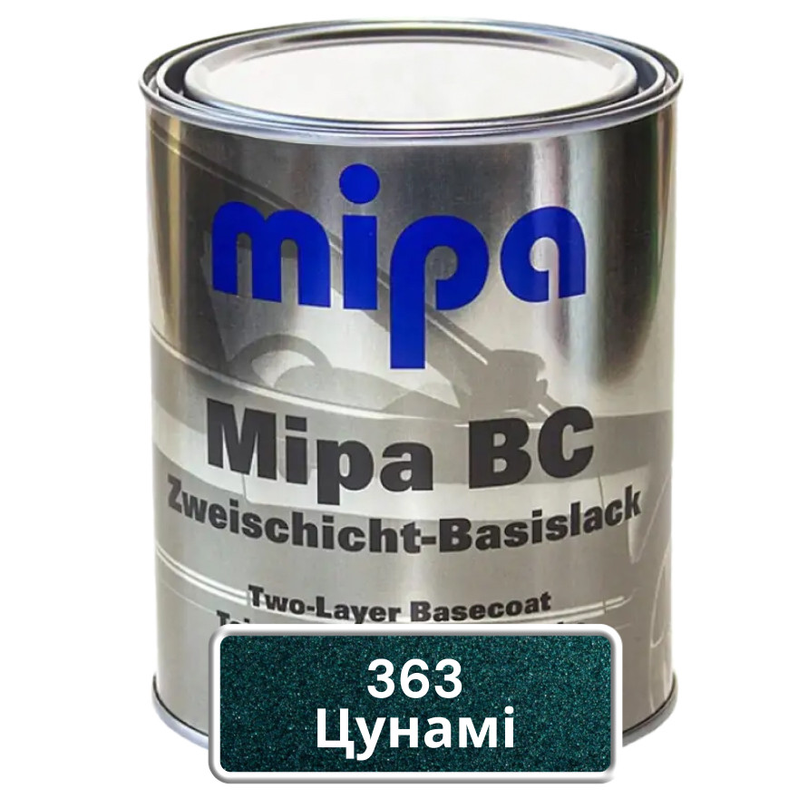 363 Цунамі Авто фарба металік Mipa 1л, фото 1