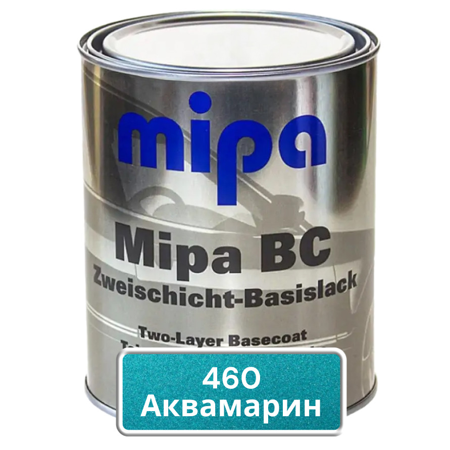 460 Аквамарин Авто фарба металік Mipa 1л, фото 1