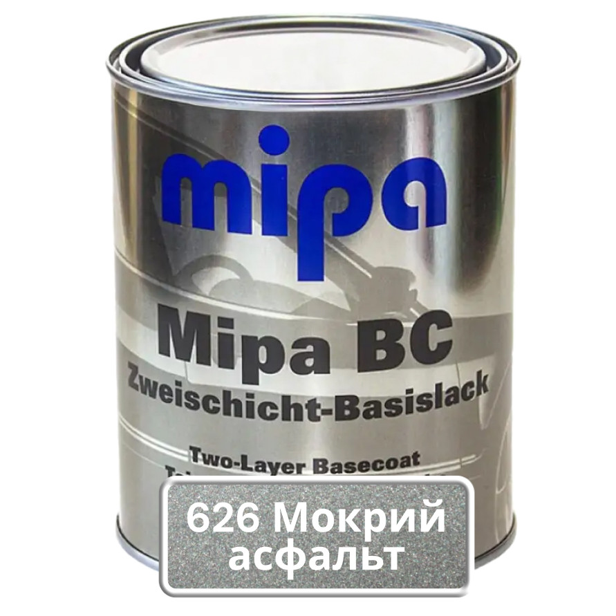 626 Мокрий асфальт Авто фарба металік Mipa 1л, фото 1