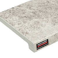 Підвіконня Верзаліт Ексклюзив Werzalit Exclusivе (Німеччина) димчасте біле декор під мармур