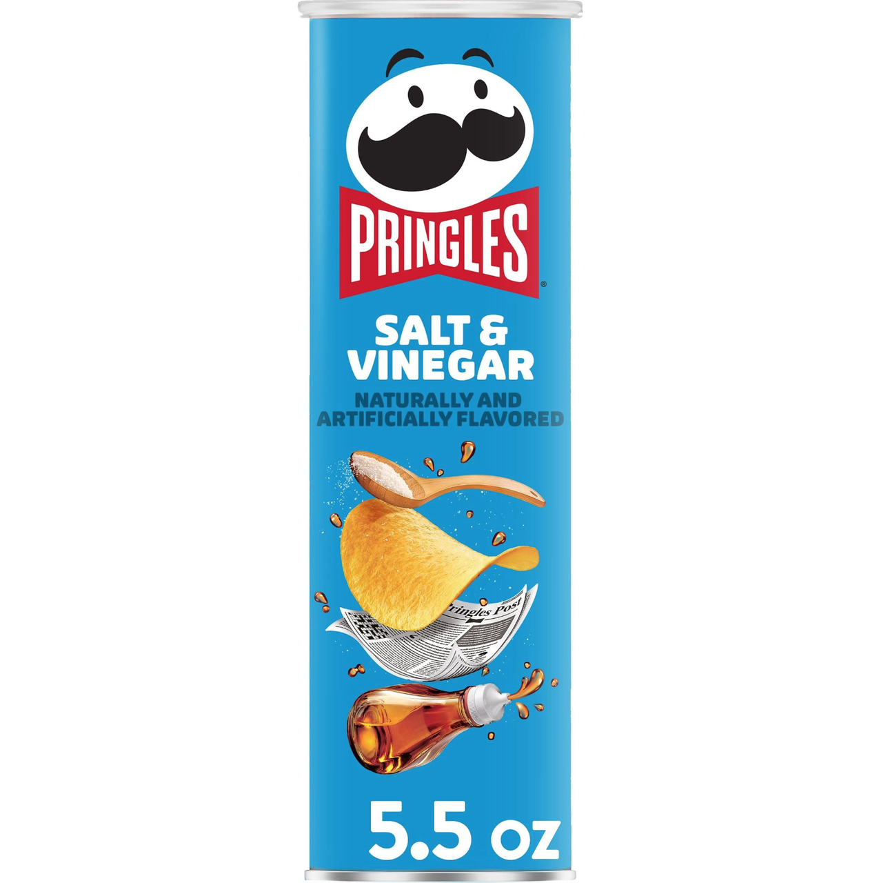 Чипсы Pringles Salt & Vinegar (США) 158g, фото 1