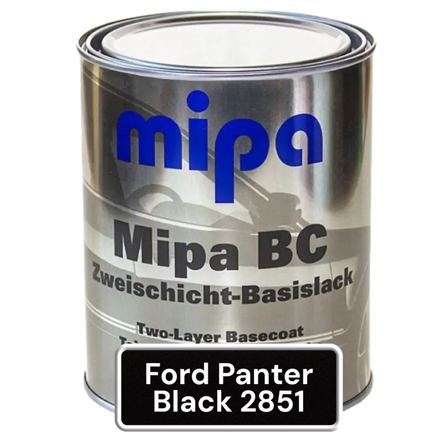 Ford Panter Black 2851 Авто фарба металік Mipa 1л, фото 1
