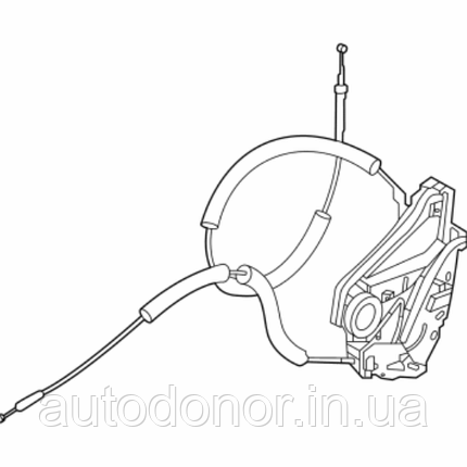 Замок двері передньої лівий Nissan Ariya (22-) 80501-5MR0A, фото 1