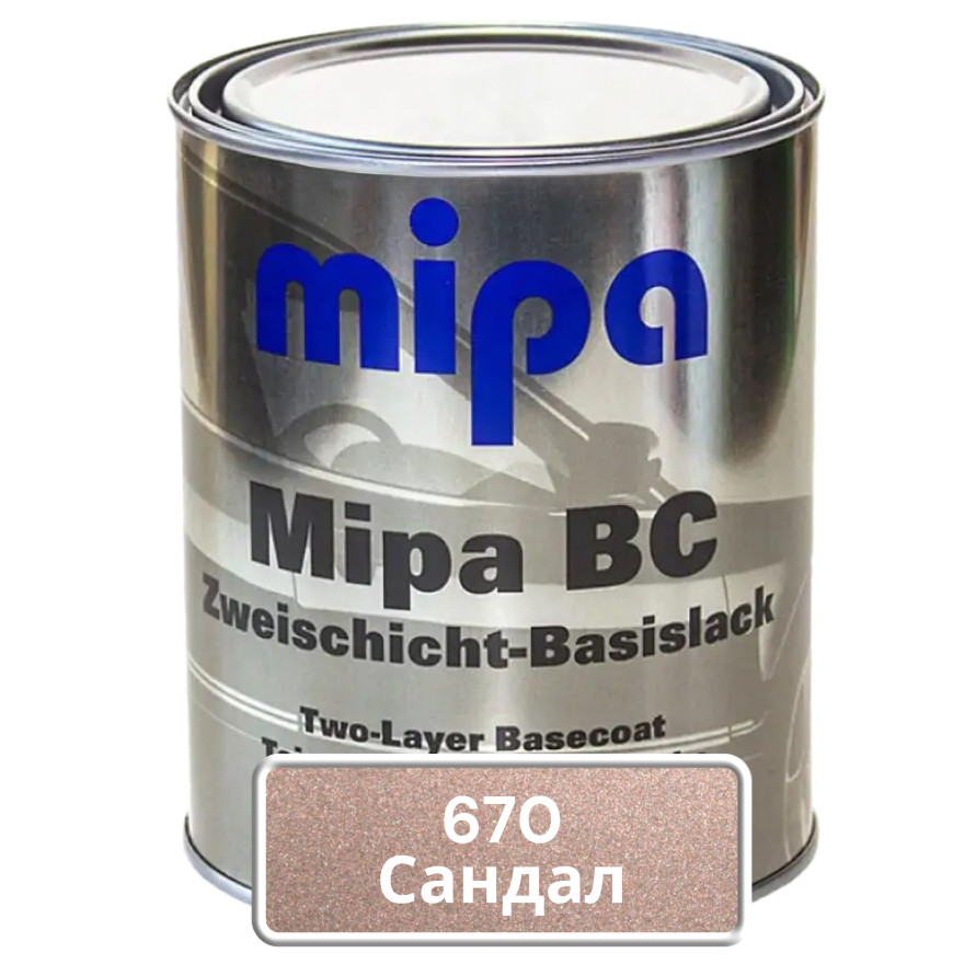 670 Сандал Авто фарба металік Mipa 1л, фото 1
