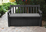 Лава-скриня Keter Eden Garden Bench 265 л. 230398 для зберігання бежева (183978), фото 6