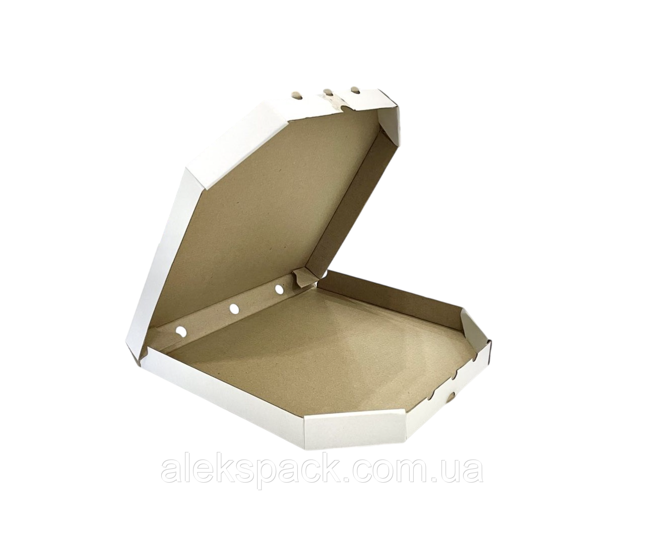 Коробка для піцци 300*300*35 БІЛА (50шт/уп) НВ, фото 1