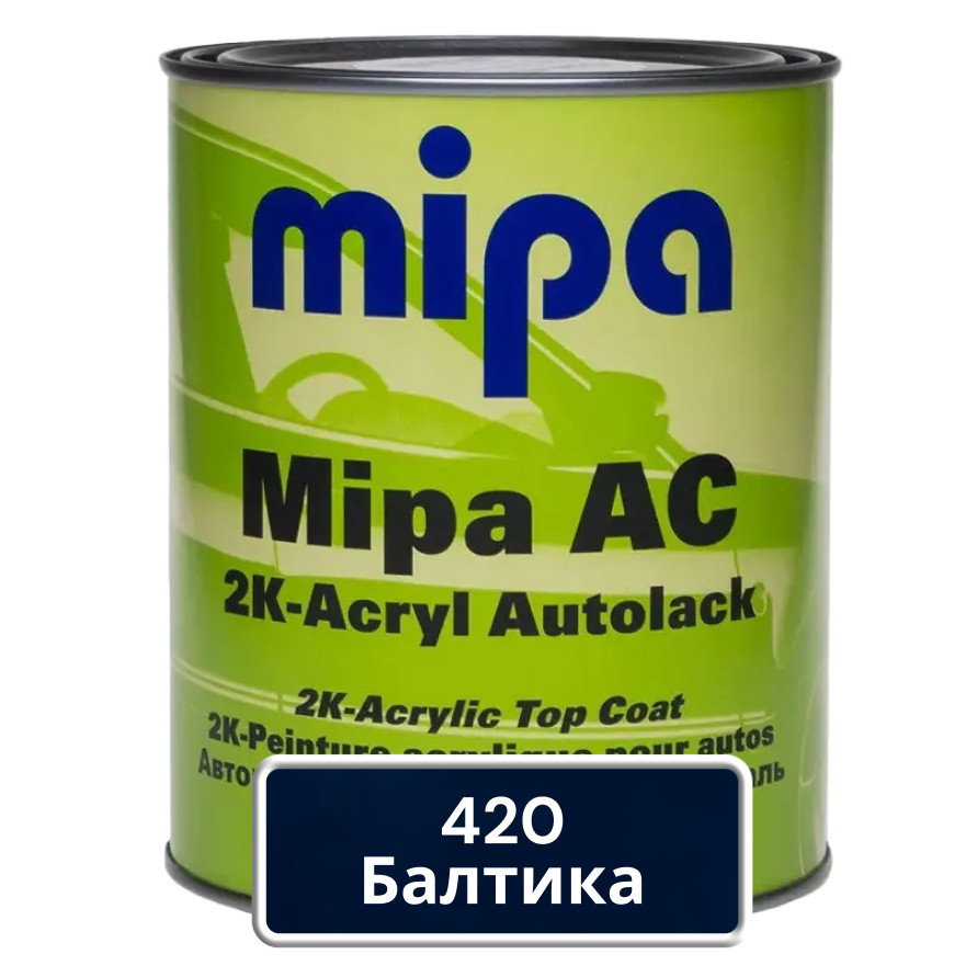 Акрилова фарба для авто MIPA 420 Балтика 1 л (без затвердника), фото 1