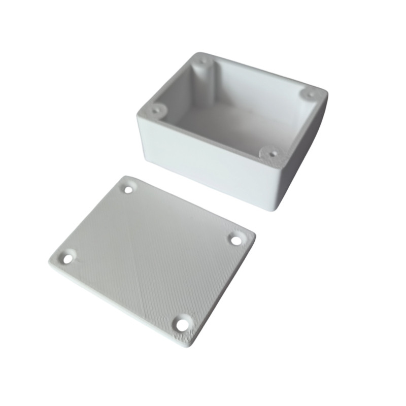 Корпус пластиковий для електроніки білий 50*40*22 мм, фото 1