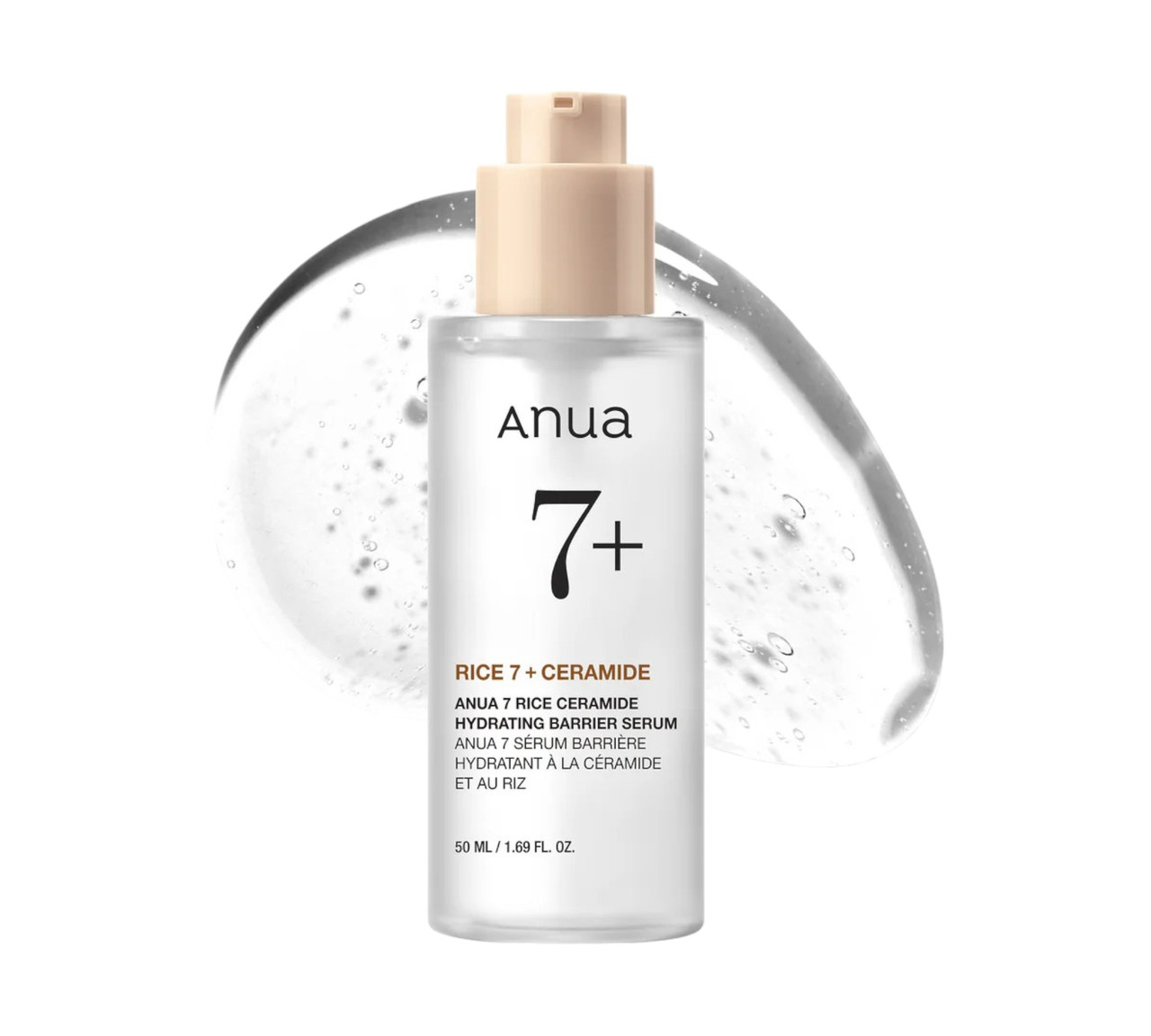 Поживна бар'єрна сироватка ANUA 7 Rice Ceramide Hydrating Barrier Serum 50 мл з рисовим екстрактом та керамідами, фото 1
