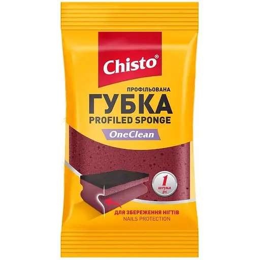 Губка кухонна OneClean 1 шт, Chisto, Арт.63001
