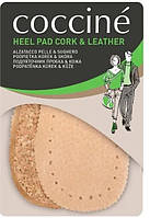 Підп'яточник шкіряний на корці HEEL PAD Cork-LEATHER COCCINE  S, M, L, XL.