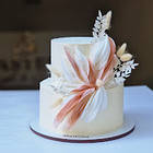 Весільний торт з вафельним декором  Київ, фото 2