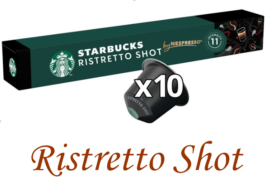 Кава в капсулах Nespresso Starbucks Ristretto Shot (тубус 10 капсул), фото 1