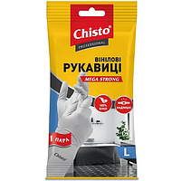Рукавиці вінілові, розмір L, 1 пара, Chisto, Арт.63006